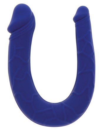 Mini Double gode U-Shape 11 x 3.1cm Bleu