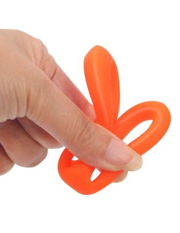 Double Cockring Uplift 40mm Orange