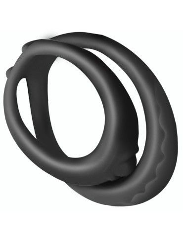 Double Cockring Soft Duo 40mm Noir