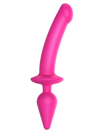 Plug Dildo SWITCH Strap-On-Me XXL 18 x 4cm Rose