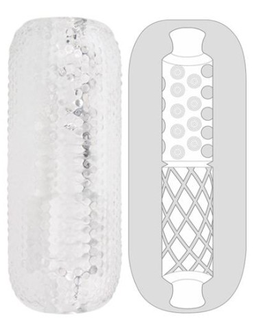 Gaine de masturbation Palm Stroker N°3 - 12.5cm transparente