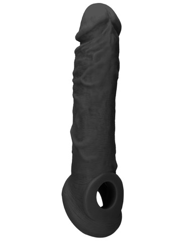 Gaine de pÃ©nis Realrock Curve 17 x 4.5cm Noire