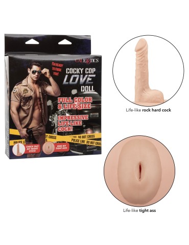 Poupée Gonflable Homme Cocky Cop Sexe 13cm