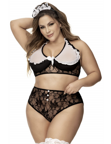 Costume de femme de chambre sexy, grande taille - MAL60005XCOS