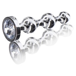 Plug Bijou Diamond Star Beads L 12 x 2.9cm