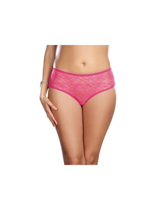 Panty taille basse, ouvert, fronces au dos - DG1300XHPK