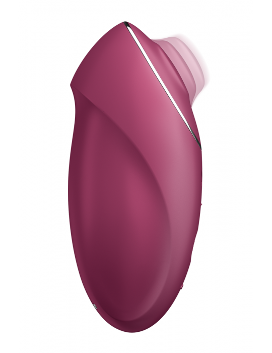 Vibromasseur à poser, stimulateur clitoridien rouge Tap  Climax 1 Satisfyer - CC597858