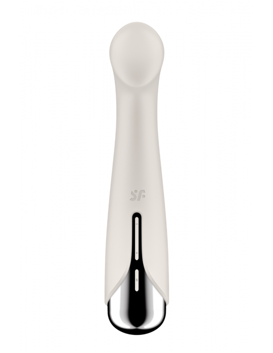 Vibromasseur point G tête rotative blanc USB Spinning g-spot 1 Satisfyer - CC597857