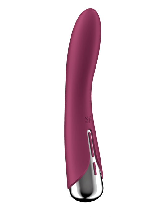 Vibromasseur USB tête rotative point G rouge Spinning Vibe 1 Satisfyer - CC597855