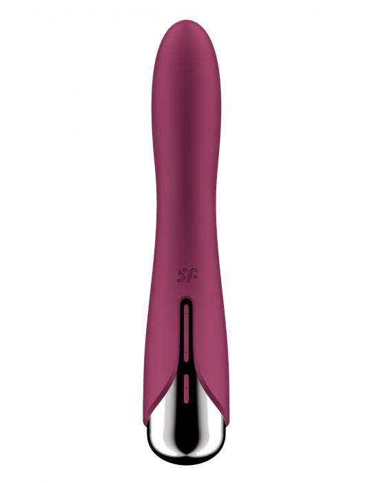 Vibromasseur USB tête rotative point G rouge Spinning Vibe 1 Satisfyer - CC597855