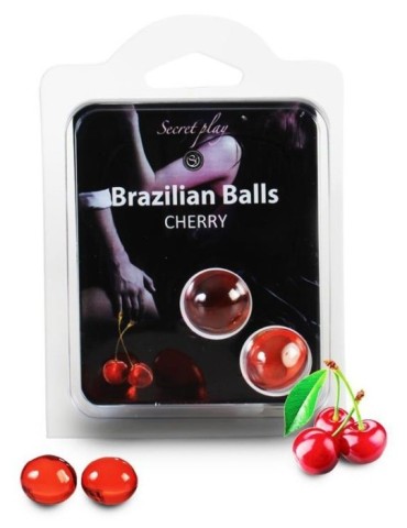 Boules de massage BRAZILIAN BALLS Cerise