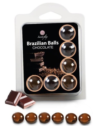 Boules de massage Brazilian Balls Chocolat x6