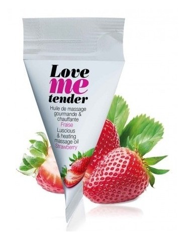 Huile de massage Love Me Tender Fraise 10ml