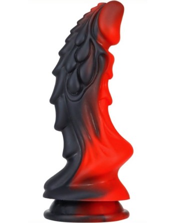 Gode Dragon Zomay 18 x 6cm Noir-Rouge