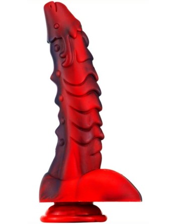 Gode Dragon Sarkan 19 x 4.5cm Noir-Rouge