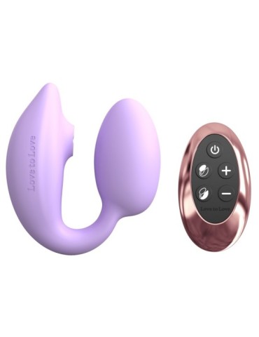 Stimulateur Clitoris et Point G Wonderlover Love to Love Mauve