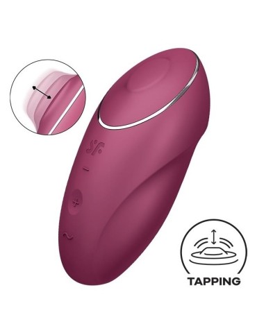 Stimulateur de Clitoris Tap & Climax 1 Framboise