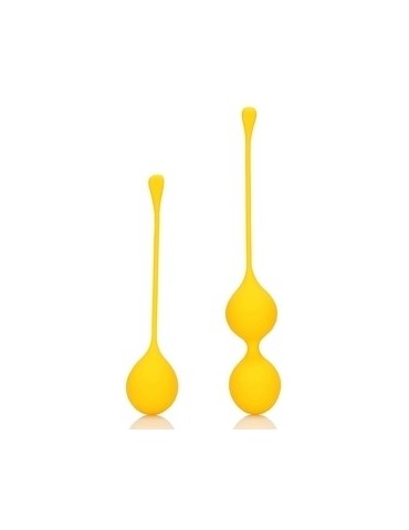 Boules de Kegel en silicone Balls Training Jaunes