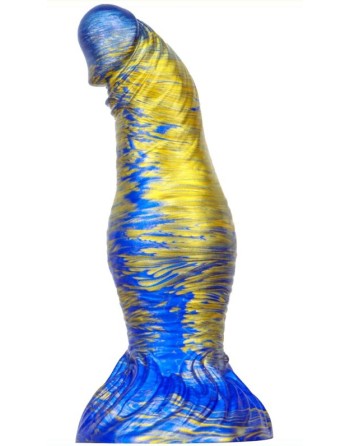 Gode Fantasy Duxel 17 x 6cm Bleu-doré