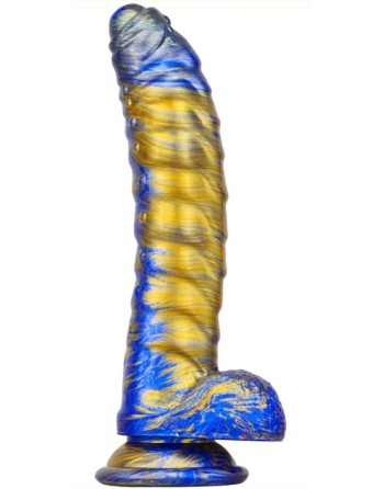 Gode Fantasy Gasix 16 x 4cm Bleu-Doré