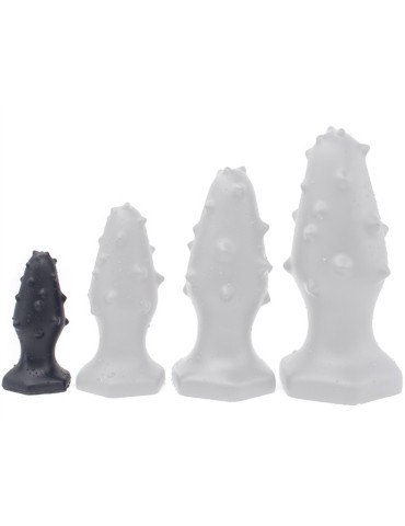 Plug silicone Monster Spike S 8 x 3.5cm Noir