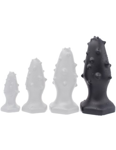 Plug silicone Monster Spike XL 16 x 6.5cm Noir