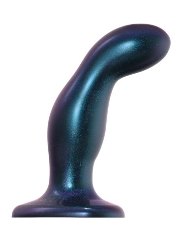 Plug Silicone Snaky Strap-On-Me M 14 x 3.8cm Bleu