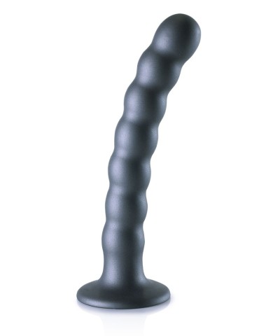 Plug Beaded G-Spot M 16.5 x 2.5cm Gris