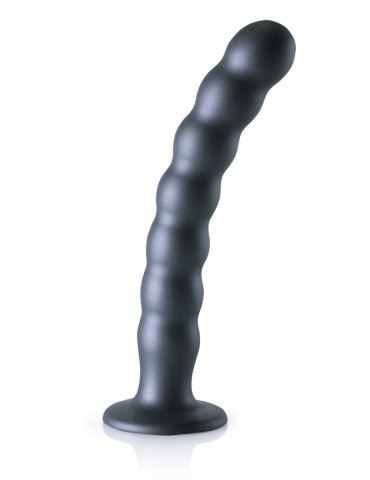 Plug Beaded G-Spot L 20.5 x 3.2cm Gris