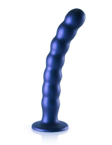 Plug Beaded G-Spot L 20.5 x 3.2cm Bleu