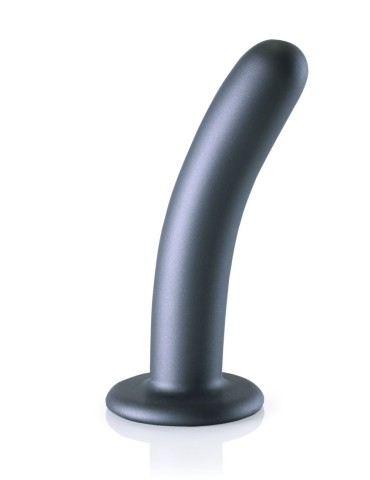 Plug Smooth G-Spot M 14.5 x 3cm Gris