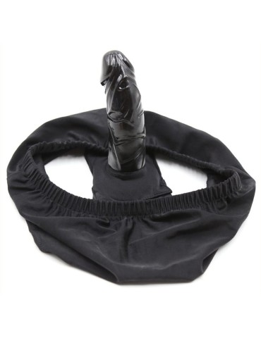 Slip avec Plug 12 x 3.8cm Penis Panties Noir