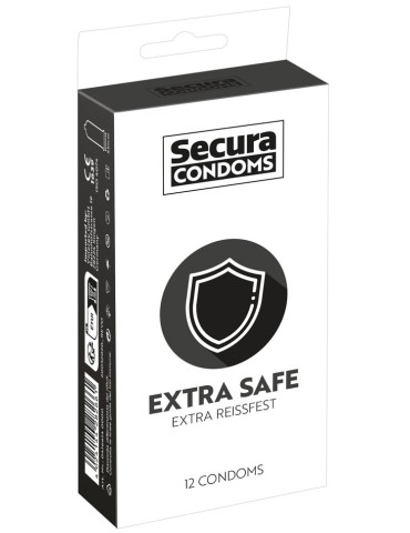 Préservatifs épais en latex Extra Safe x12