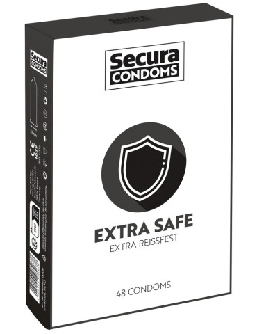 Préservatifs épais en latex Extra Safe x48