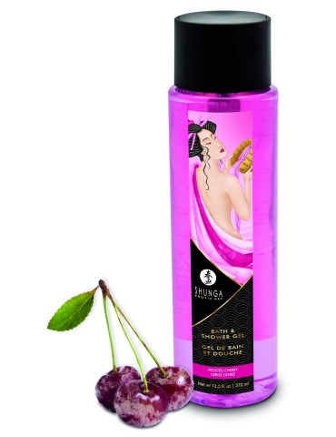 Gel de bain et douche Shunga Cerise Givrée 370ml