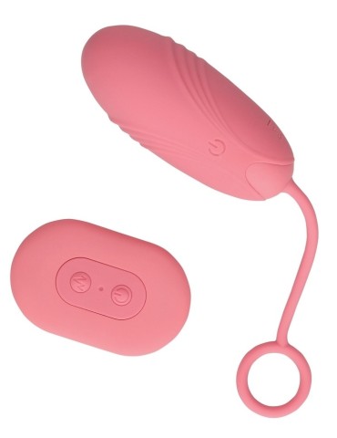 Oeuf vibrant sans fil Egg Soft Vibrator 8 x 3.3 cm Rose