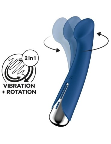 Stimulateur Spinning G-Spot 1 - 11 x 3.5cm Bleu