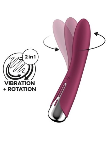 Vibromasseur Point G Spinning Vibe 1 - 11 x 3cm Framboise