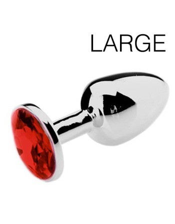 Plug bijou Spolly Large - Rouge 8.5 x 3.9cm