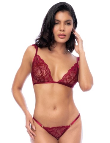 Ensemble 2 pièces couleur framboise - MAL8876ROSW