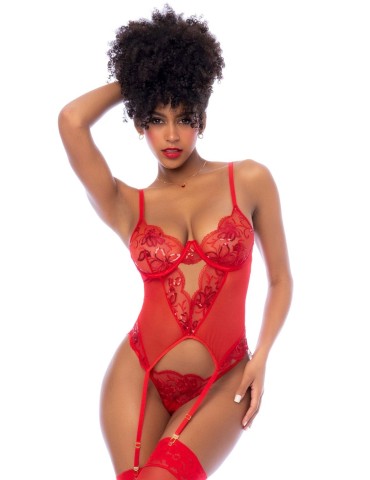 Ensemble 2 pièces rouge - MAL8896RD