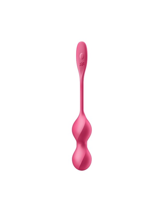 Boules de Geisha vibrantes télécommandées fushia Love Birds 2 Satisfyer - CC597866