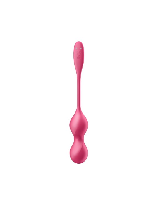 Boules de Geisha vibrantes télécommandées fushia Love Birds 2 Satisfyer - CC597866