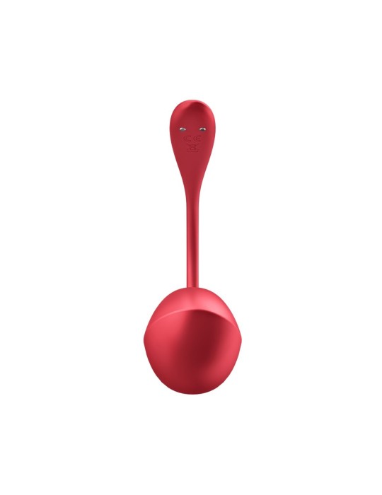 Oeuf vibrant télécommandé rouge Shiny Petal Satisfyer - CC597863