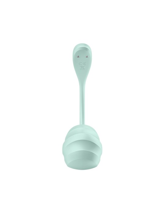 Oeuf vibrant vert menthe Smooth Petal Satisfyer - CC597862