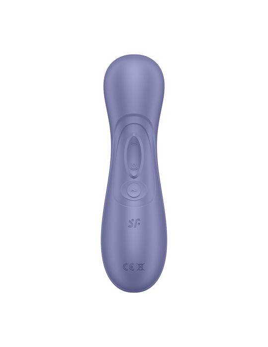 Stimulateur de clitoris 2 embouts Connecté avec technologie Liquid air Pro 2 Generation 3 violet USB Satisfyer - CC597815