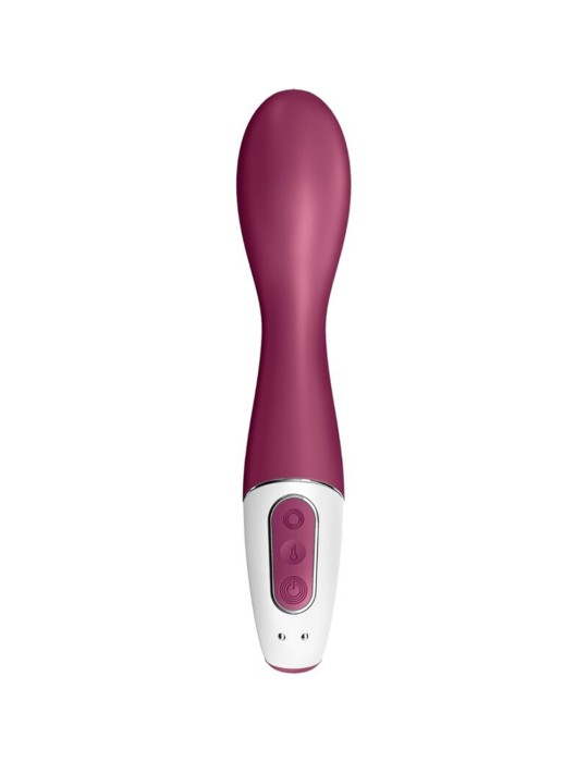 Vibromasseur point G chauffant connecté USB rouge Hot Spot Satisfyer - CC597782