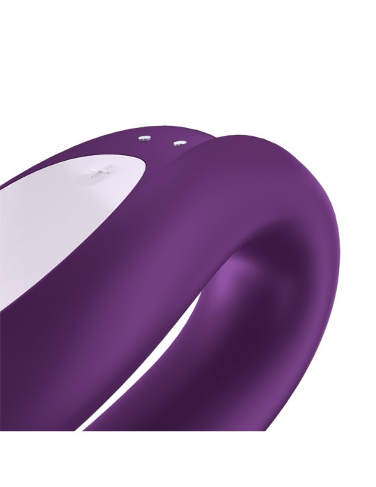 Vibromasseur pour couple connecté violet Double JOY Satisfyer - CC5972420201