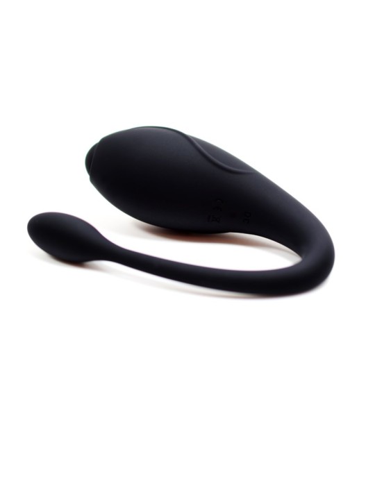 TANDEM Noir, stimulateur pour couple USB avec télécommande en silicone médical  - BQ125BLK