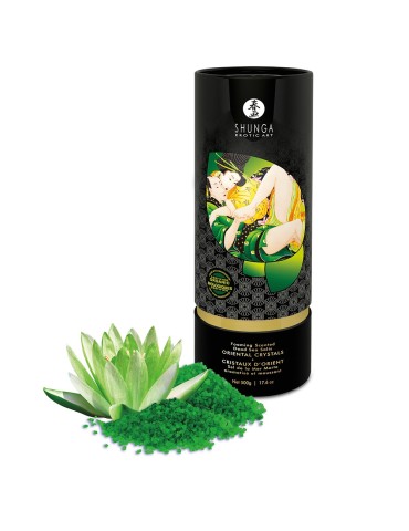 Sel de la mer morte aromatisé et moussant Fleur de Lotus 500 gr Shunga - CC7119